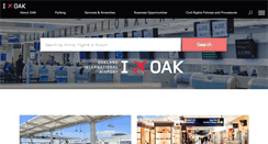 Desktop Screenshot of oaklandairport.com